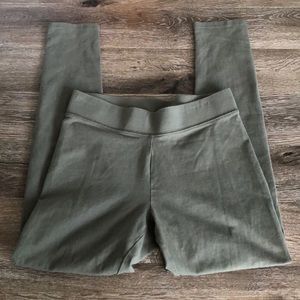 aerie olive green leggings size small short